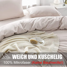 Soifox Bettwäsche 200x220 Beige Mikrofaser Set 2-teilig