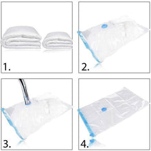 Vakuumbeutel Kleidung 10er Set 100 x 120 cm – Platzsparende Aufbewahrung