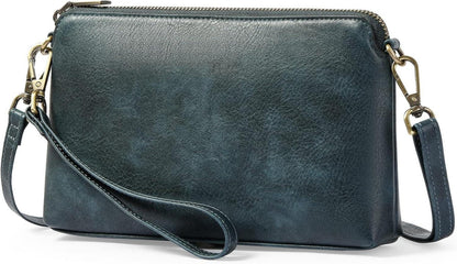 Umhängetasche Damen Crossbody Bag Damen Geldbörse A02 Dunkelblau