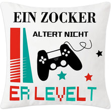 Gaming Deko Kissenbezug 45x45 Geschenk Mann Jugendzimmer