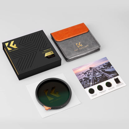 K&F Concept Nano-X True Color Variabler ND Filter 55mm ND2-32 Neutral Graufilter
