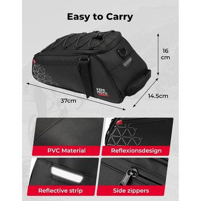 Fahrradtasche Gepäckträger 8L Wasserdicht Mehrere