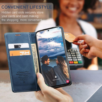 CaseMe Samsung Galaxy S21 FE 5G Handyhülle Premium Leder