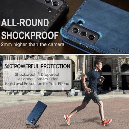 CaseMe Samsung Galaxy S21 FE 5G Handyhülle Premium Leder