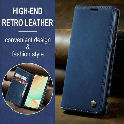 CaseMe Samsung Galaxy S21 FE 5G Handyhülle Premium Leder