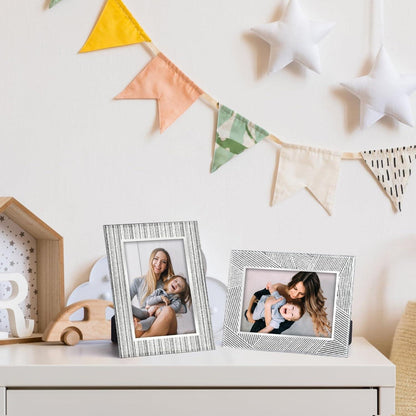 Glitzernder Glas Bilderrahmen Set 15x20 cm - 3er Pack