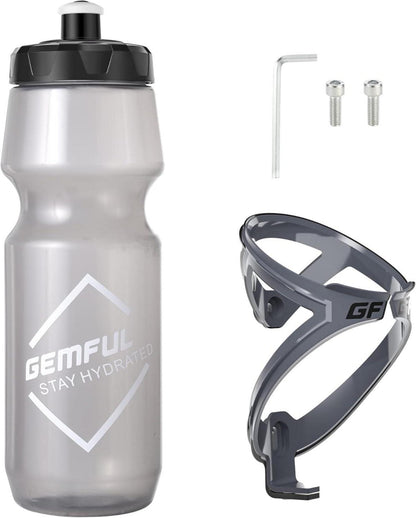 Fahrrad Flaschenhalter mit Flasche 750ml BPA-freie Trinkflasche ideal