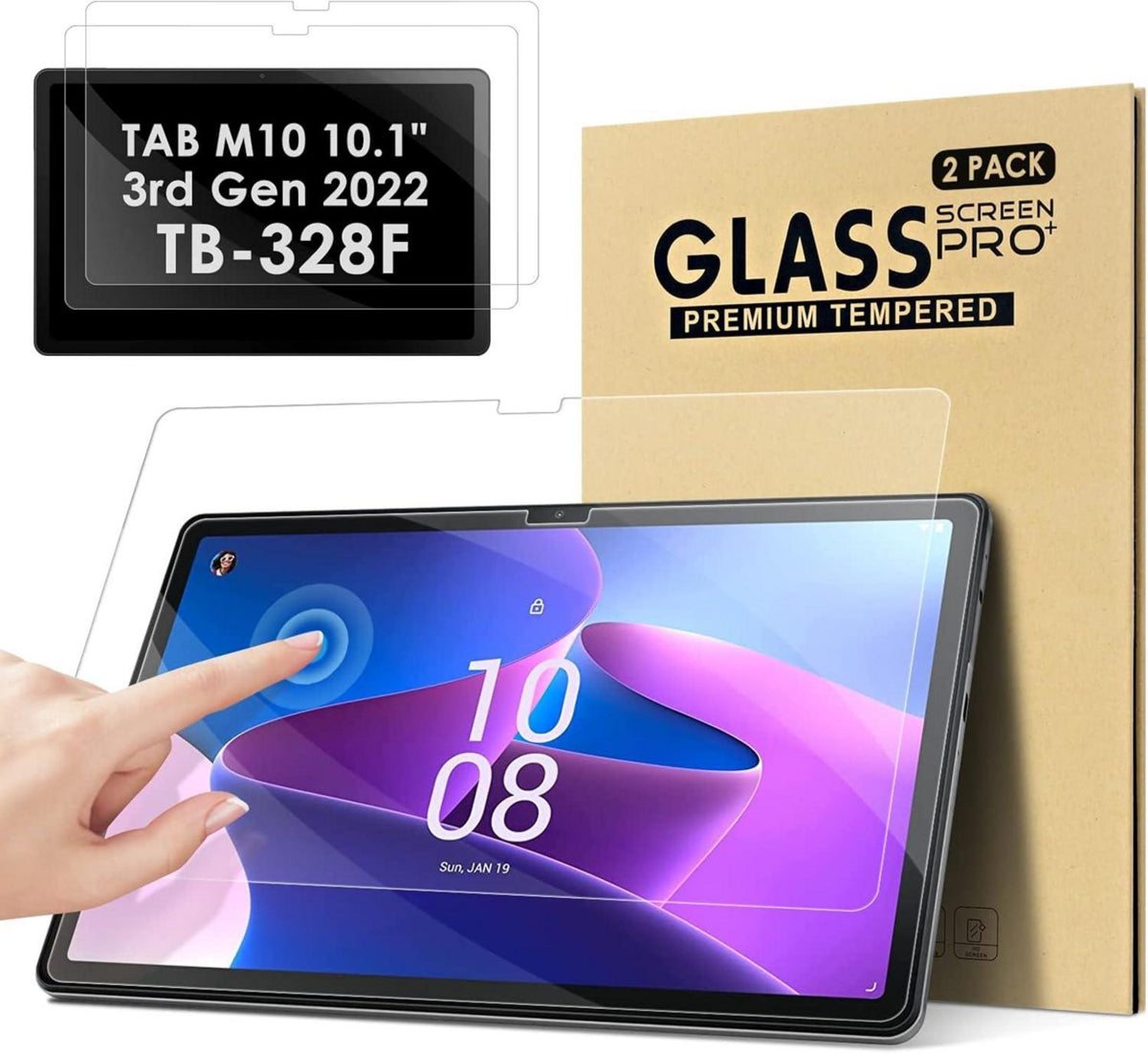 Schutzfolie für Lenovo Tab M10 3rd Gen 10.1 Zoll 2022 - 9H Gehärtetes