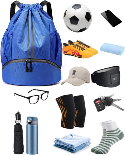 Turnbeutel Fußballtasche Rucksack Kordelzug Tunnelzug Gym Wasserfest