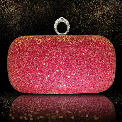 Damen Clutch Glitzer Abendtasche Strass Handtasche für Hochzeit Party