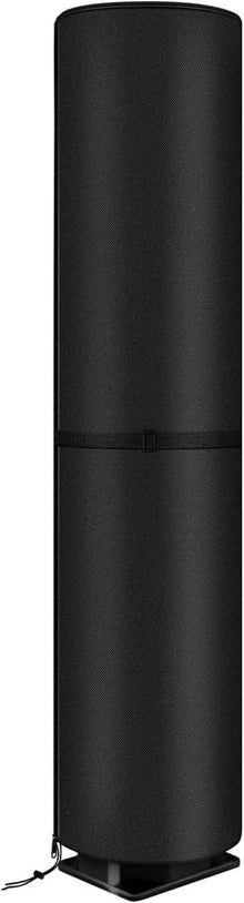 Solardusche Abdeckung wasserdicht 600D Oxford Gewebe 245x30cm Schwarz