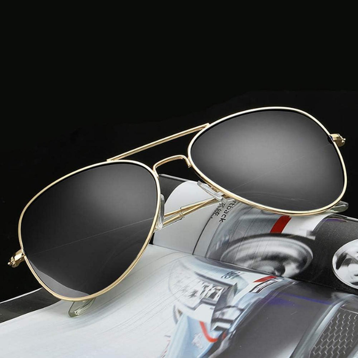 BIQIQI Herren Rockstar Rock Outfit 80er Jahre inkl. Perücke & Accessoires