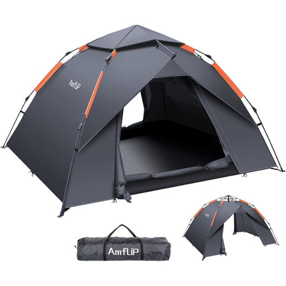 Amflip Camping Zelt Automatisch Pop Up Kuppelzelt 4