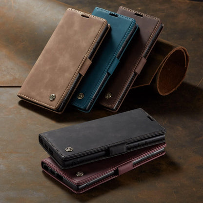 Samsung Galaxy S23 Ultra 5G Hülle Leder Flip Case Blaugrün