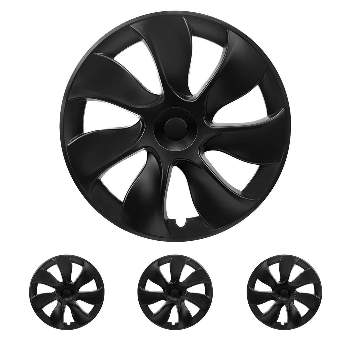 Radkappen Tesla Model Y 19 Zoll Matt Schwarz Gemini