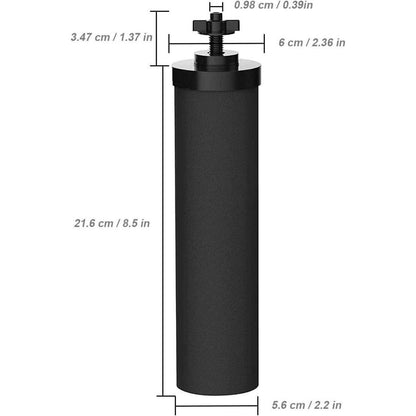 Wasserfilter Set: Schwarzfilter & Fluorid-Entferner