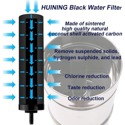 Wasserfilter Set: Schwarzfilter & Fluorid-Entferner