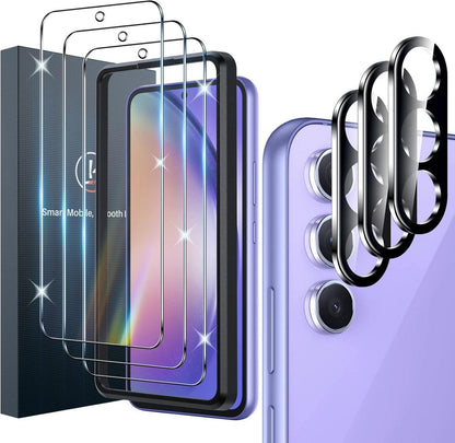 Samsung Galaxy A54 5G Panzer Schutzfolie und Kameraglas Set