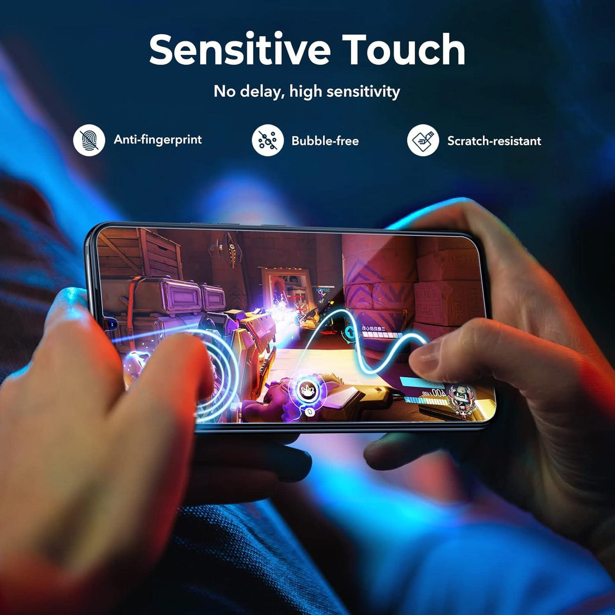 LK Panzer Schutzfolie für Samsung Galaxy A54 5G, 3 Stück, 9H Härte, Ultra-HD, Anti-Kratz, Anti-Blasen, Transparent