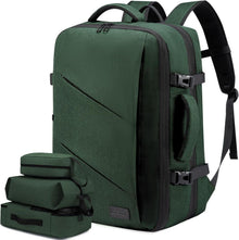 Handgepäck Rucksack 17,3 Zoll Business Dunkelgrün Weekender