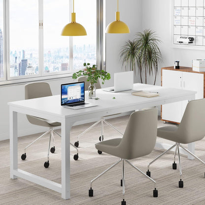 Weißer Schreibtisch 160x80cm – Modernes Home Office & Bürotisch