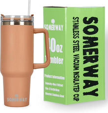 Isolierbecher 1182ml Doppelwandiger Edelstahl Vakuum Kaffeebecher