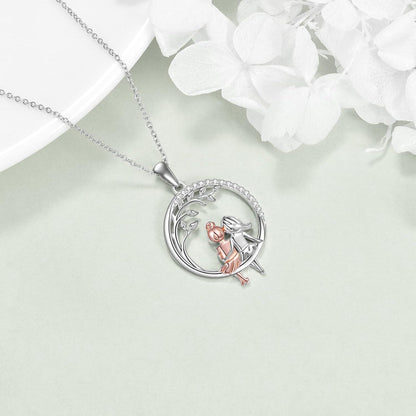 Schwestern Halskette "Always My Sister Forever My Friend" 925 Silber