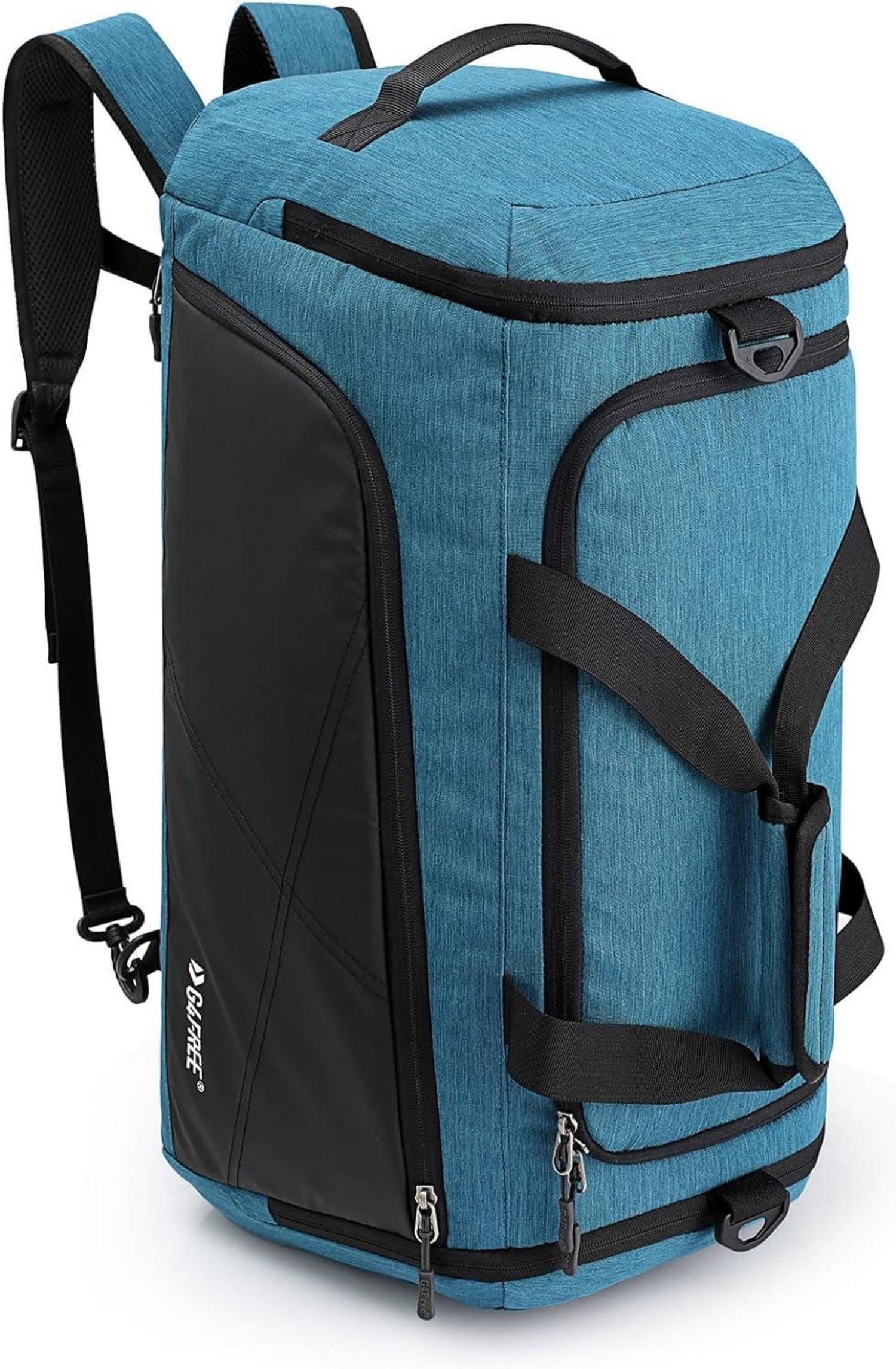 Großer 3-Wege-Reiserucksack mit Nass- & Schuhfach, Sporttasche