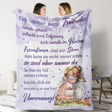 Flauschige Kuscheldecke für Freundinnen 130x150cm