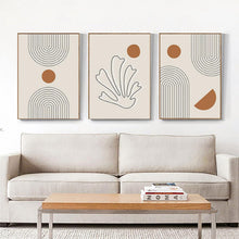Moderne Abstrakt Leinwand Bilder Boho Poster Set