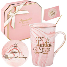 Beste Tante Kaffeebecher Set Geburtstag Weihnachten Geschenke 420ML Tante von