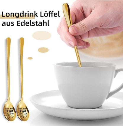Beste Oma und Bester Opa Löffel mit Gravur Set