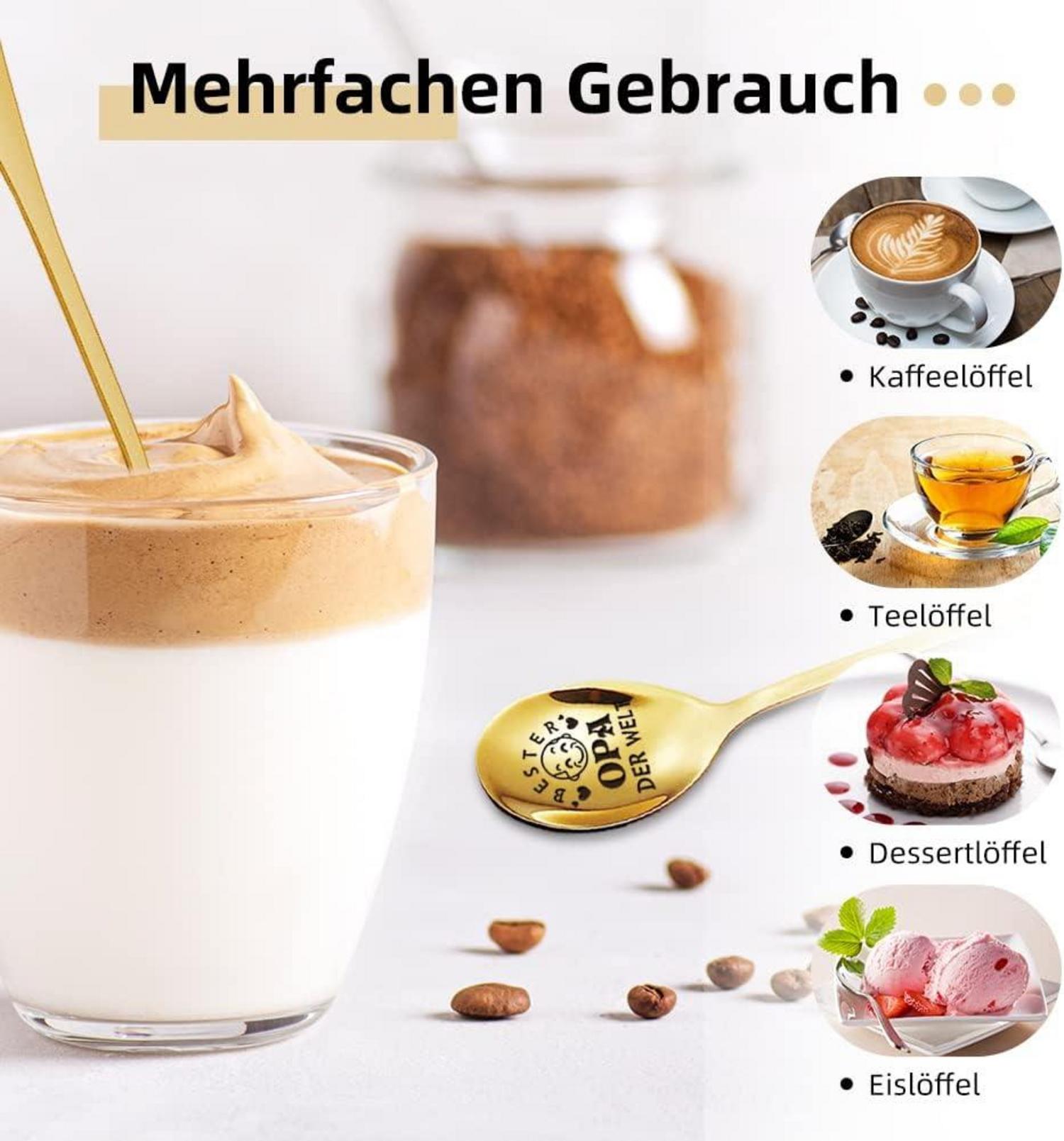 2er Oma und Opa Geschenke Lange Löffel mit Gravur Weihnachtsgeschenke