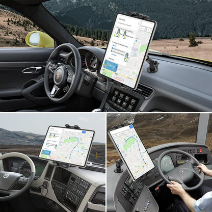 Tablet Halterung Auto 360° Drehbar – Verstellbar für iPad & iPhone