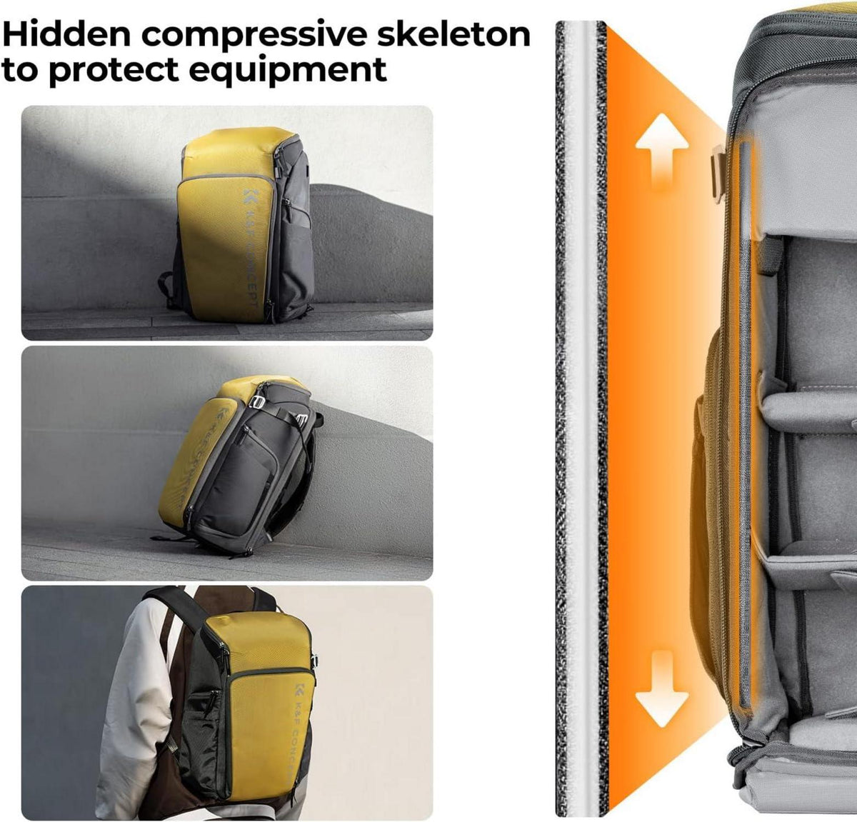Kamerarucksack Fotorucksack 16Zoll-Laptopfach Canon Nikon Sony DJI Mavicnin