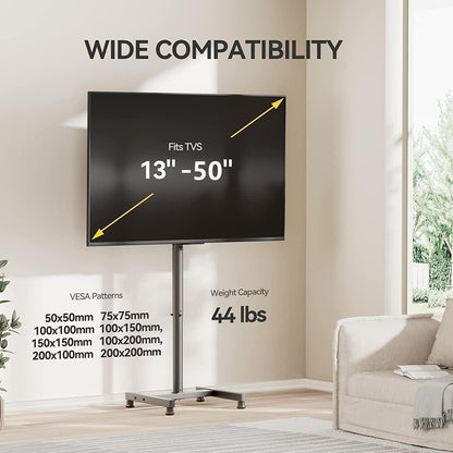 Höhenverstellbarer TV-Ständer für 13-50 Zoll TVs, VESA