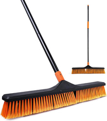 Besen mit Stiel Strassenbesen Bodenbürste 2-in-1 166cm robuste