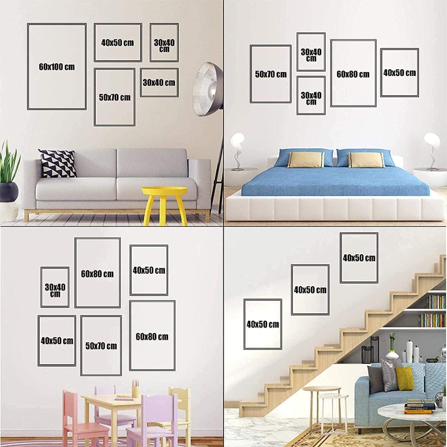 Abstrakte Wandbilder Leinwand Grau Golden Marmor Textur Wohnzimmer - Ohne Rahmen