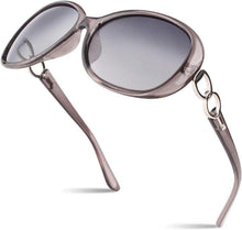 Polarisierte Vintage Sonnenbrille UV400 Schutz Oversize Damen