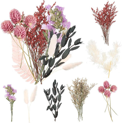 Natürliche echte getrocknete Blumen DIY gemischt Kerzen SchmuckNägel