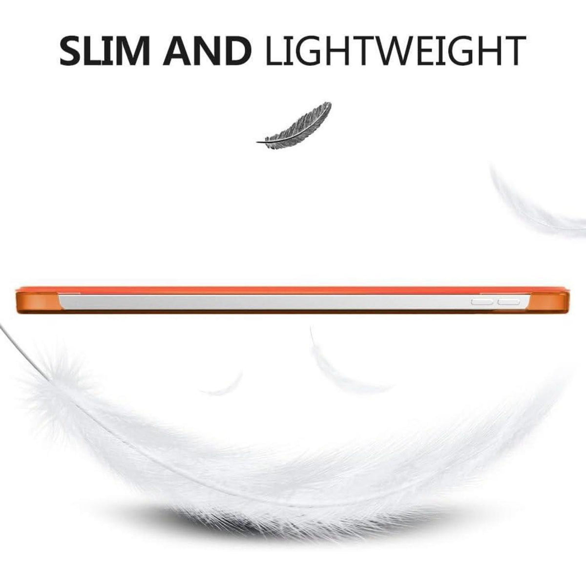 iPad Hülle 11/10. Gen. 11/10,9 Zoll Orange mit Ständer