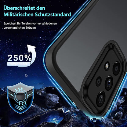 Handyhülle Samsung Galaxy A33 5G Matt Transluzent Schwarz