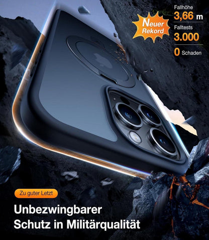 TORRAS Ostand iPhone 12 Pro Hülle MagSafe Militärschutz Schwarz
