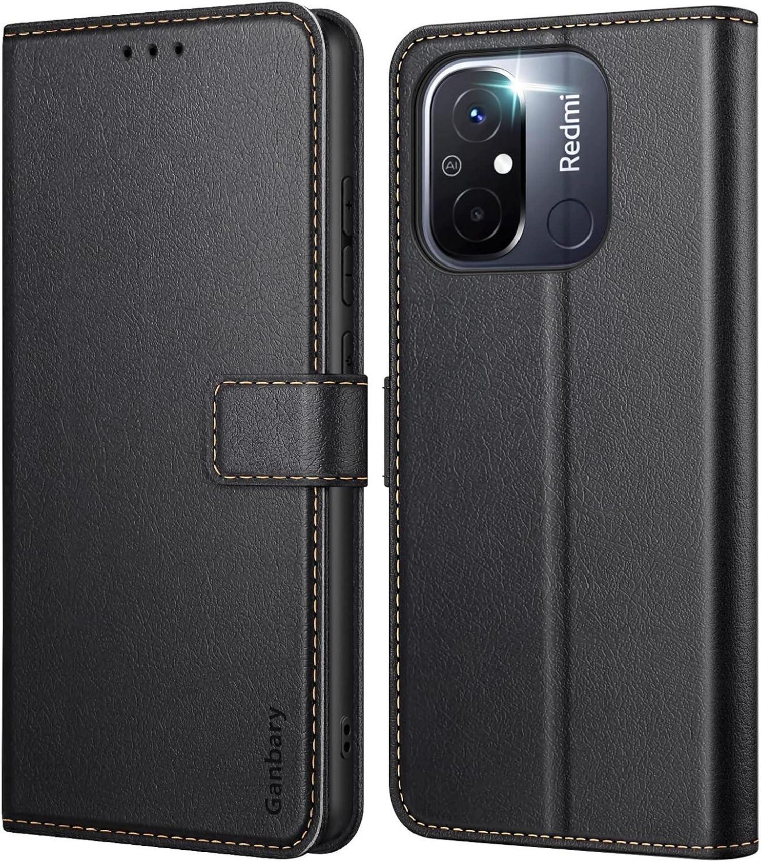 Leder Handyhülle mit Kartenschlitzen und Standfunktion für Xiaomi