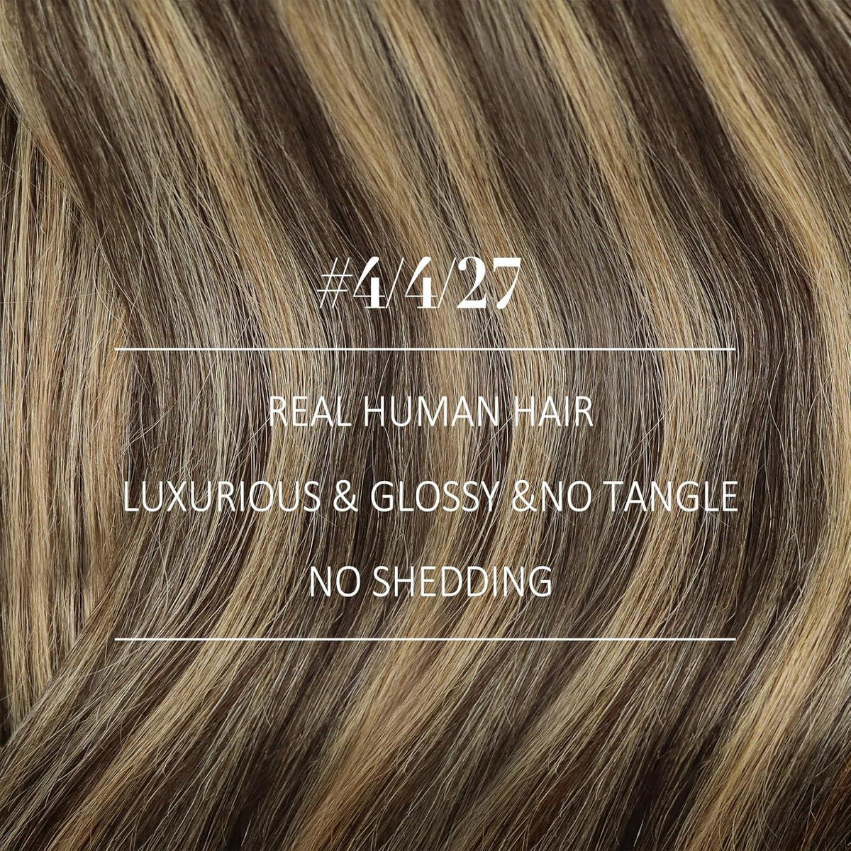 Echthaar Tressen Dunkelbraun 50 cm – Remy Weft Extensions