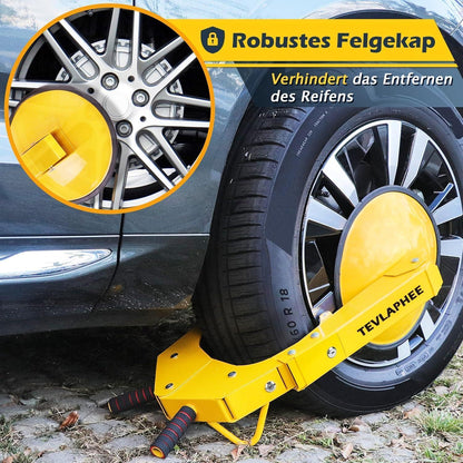 Radkralle zum Schutz von Auto, LKW & Wohnwagen