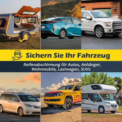 Radkralle zum Schutz von Auto, LKW & Wohnwagen