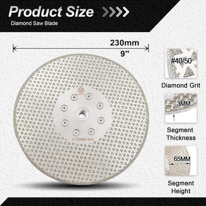 Diamant Trennscheibe 230mm für Granit & Fliesen