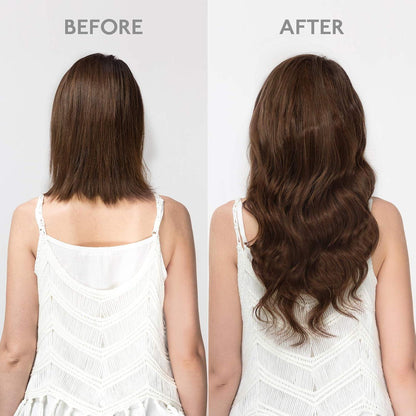 Echthaar Clip-Ins Schokoladenbraun 45cm 120g