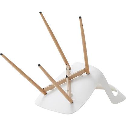 Moderner Esszimmerstuhl Set 4er – Skandinavischer Design Stuhl Weiß